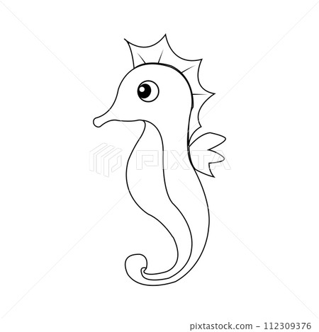 seahorse icon seahorse icon 112309376