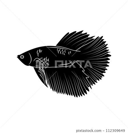 betta fish icon betta fish icon 112309649