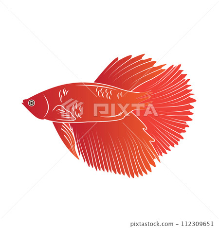 betta fish icon betta fish icon 112309651