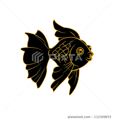 ornamental fish icon 112309655