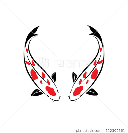 koi goldfish icon 112309661