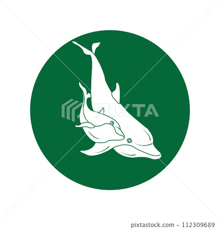 dolphin icon dolphin icon 112309689