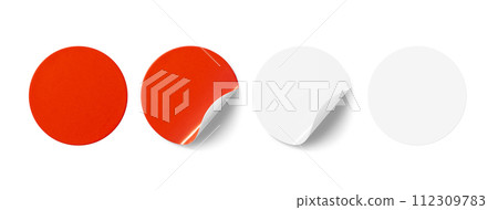 circular sticker texture 112309783