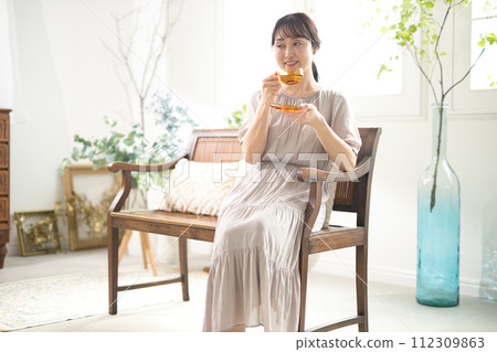 中年女性的有機美容 112309863