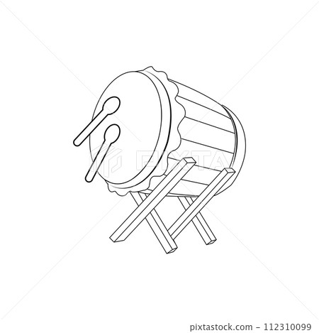 Muslim drum icon 112310099