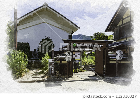 水彩風格小布施高井紅山紀念館,長野縣小布施町 水彩風格小布施高井紅山紀念館,長野縣小布施町 112310327