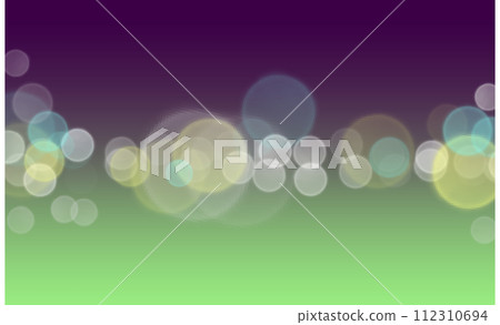 Ball-boke illumination background color: purple → green gradation 112310694