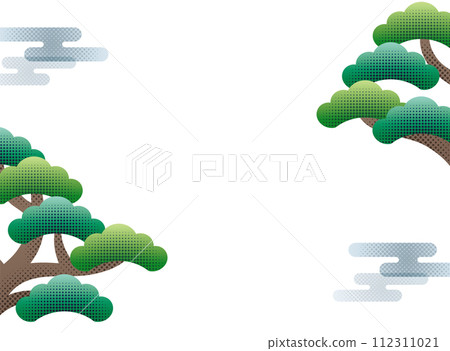 帶有一點紋理的現代松木框架 112311021