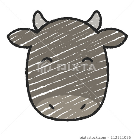 Simple cow illustration Simple cow illustration 112311056