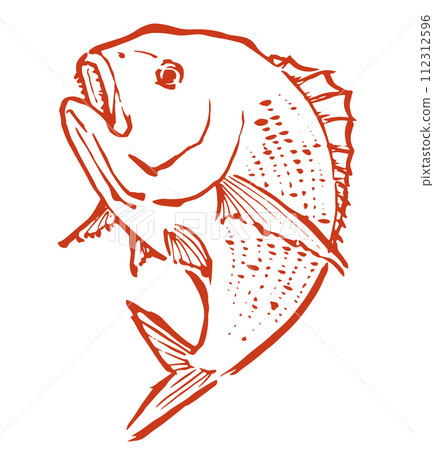 鯛魚圖 112312596