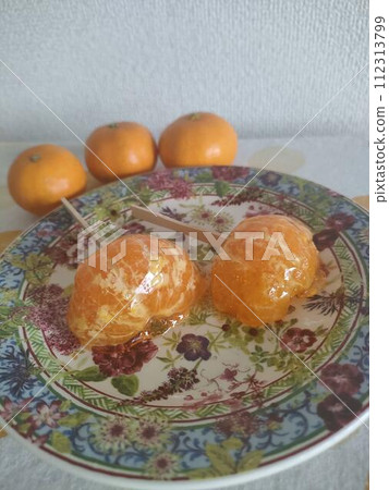 Shiny orange candy Shiny orange candy 112313799