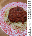 Meat sauce spaghetti 112314148