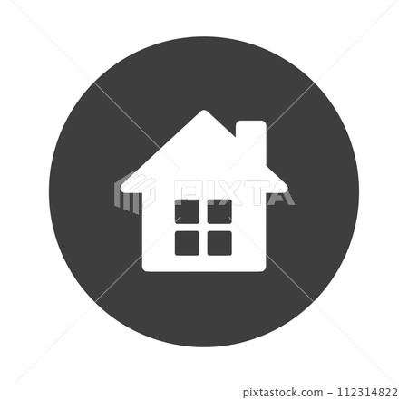 simple black house mark 112314822