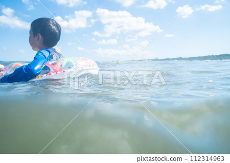 海水浴 兒童 孩子 112314963