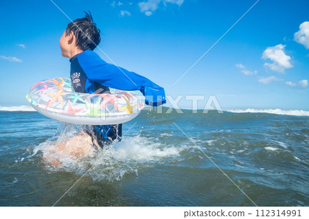海水浴 兒童 孩子 112314991