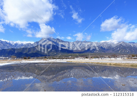 Snow Azumino and North Alps Snow Azumino and North Alps 112315318
