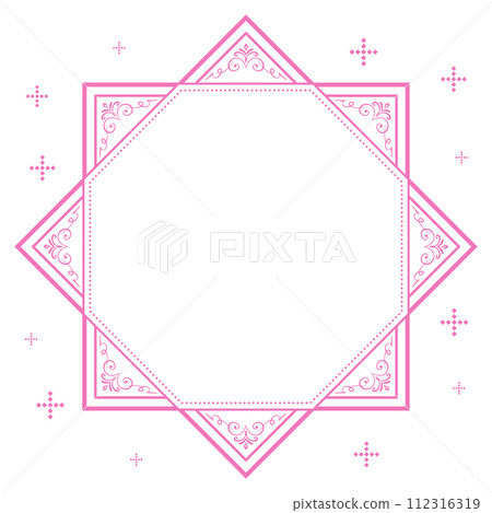 Decorative frame inspired by spring 112316319