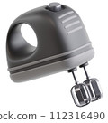 3D mixer icon on transparent background 112316490
