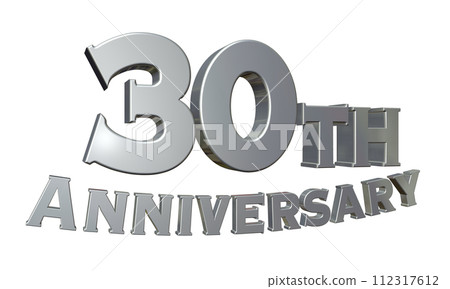 3DCG角色「30週年/30週年」銀、銀 112317612