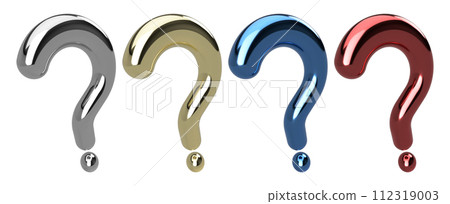 3D問號4色 112319003