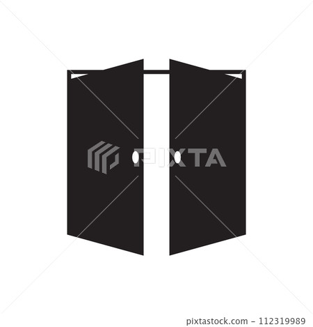 door icon vector door icon vector 112319989