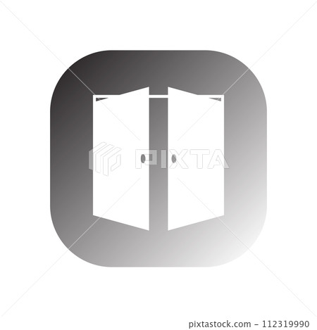 door icon vector door icon vector 112319990