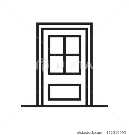 door icon vector 112319993