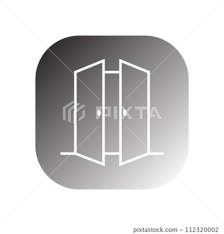 door icon vector door icon vector 112320002