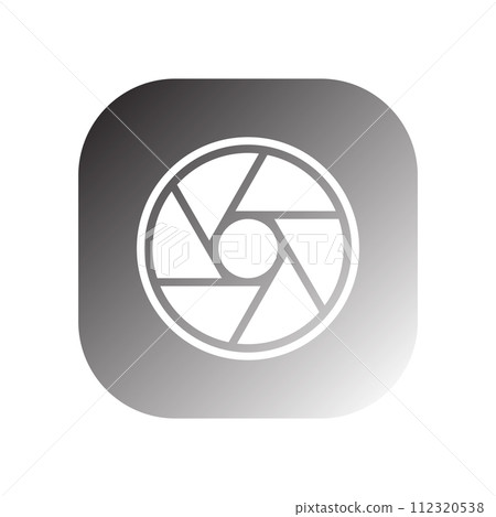 camera lens icon vector 112320538