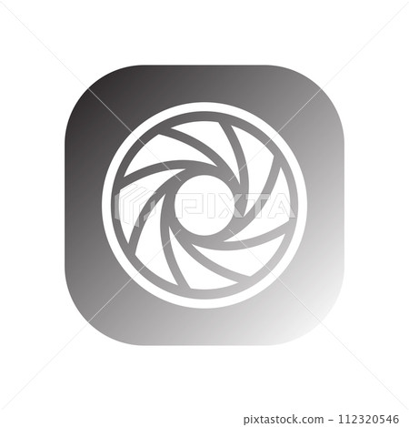 camera lens icon vector 112320546