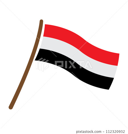 yemen flag icon vector template 112320932