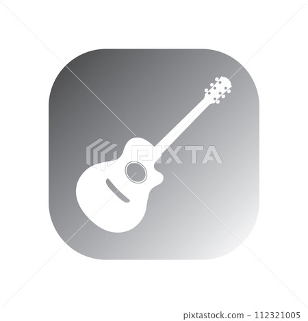 guitar icon vector template guitar icon vector template 112321005