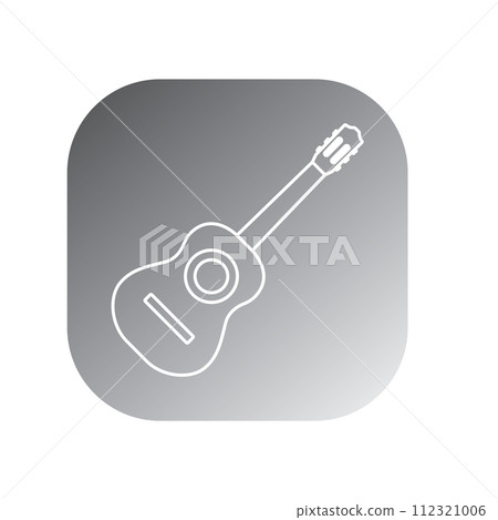 guitar icon vector template guitar icon vector template 112321006