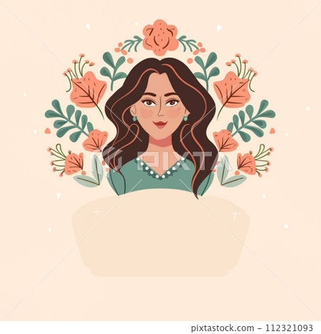 Happy International Women's Day. Vector Illustration of Women Happy International Women's Day. Vector Illustration of Women 112321093