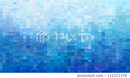 Blue pixel abstract background illustration 112321378
