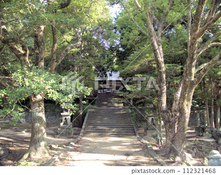 山口縣萩市萬在橋至糸山神社堀內的道路 112321468