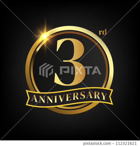 3rd golden anniversary logo 112321621