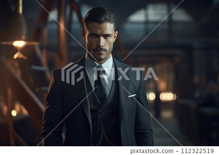 Timeless elegance and modern flair: a curated guide to gentlemen's style, blending sophistication individuality in fashion , encapsulating essence of sartorial refinement contemporary trends. 112322519