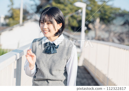 School girl high school student 112322817