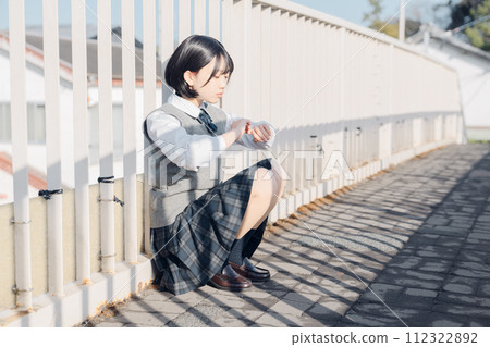 School girl high school student School girl high school student 112322892
