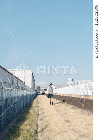 School girl high school student 112322906