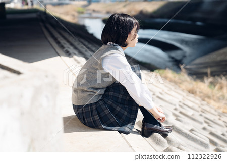 School girl high school student School girl high school student 112322926