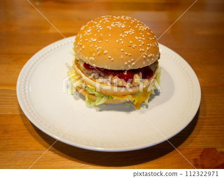 一個漢堡包 一個漢堡包 112322971