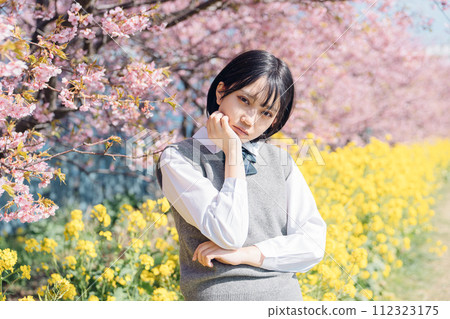 櫻花和學校的女孩 112323175