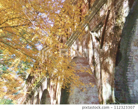 秋天的南禪寺水樓閣 秋天的南禪寺水樓閣 112323307