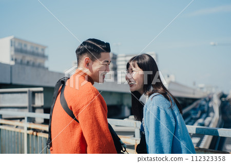 A couple doing a date A couple doing a date 112323358