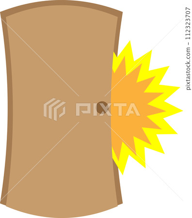 Image material of a door closing with a loud bang Image material of a door closing with a loud bang 112323707
