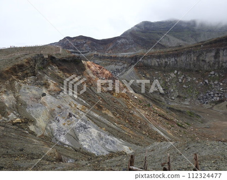 噴發痕跡,火山口,火山,阿蘇 噴發痕跡,火山口,火山,阿蘇 112324477