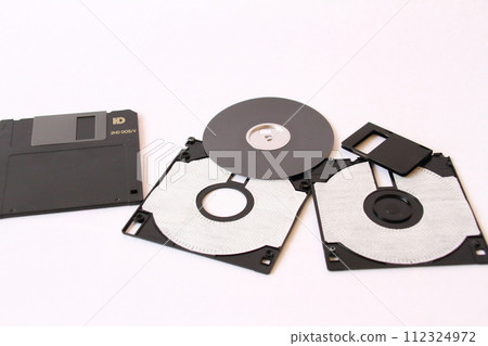 Inside a floppy disk Inside a floppy disk 112324972