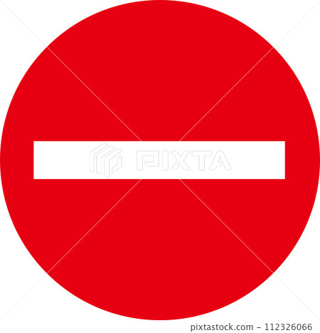 No road sign entry 112326066